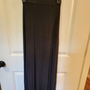 Charlotte Russe Black Maxi Skirt